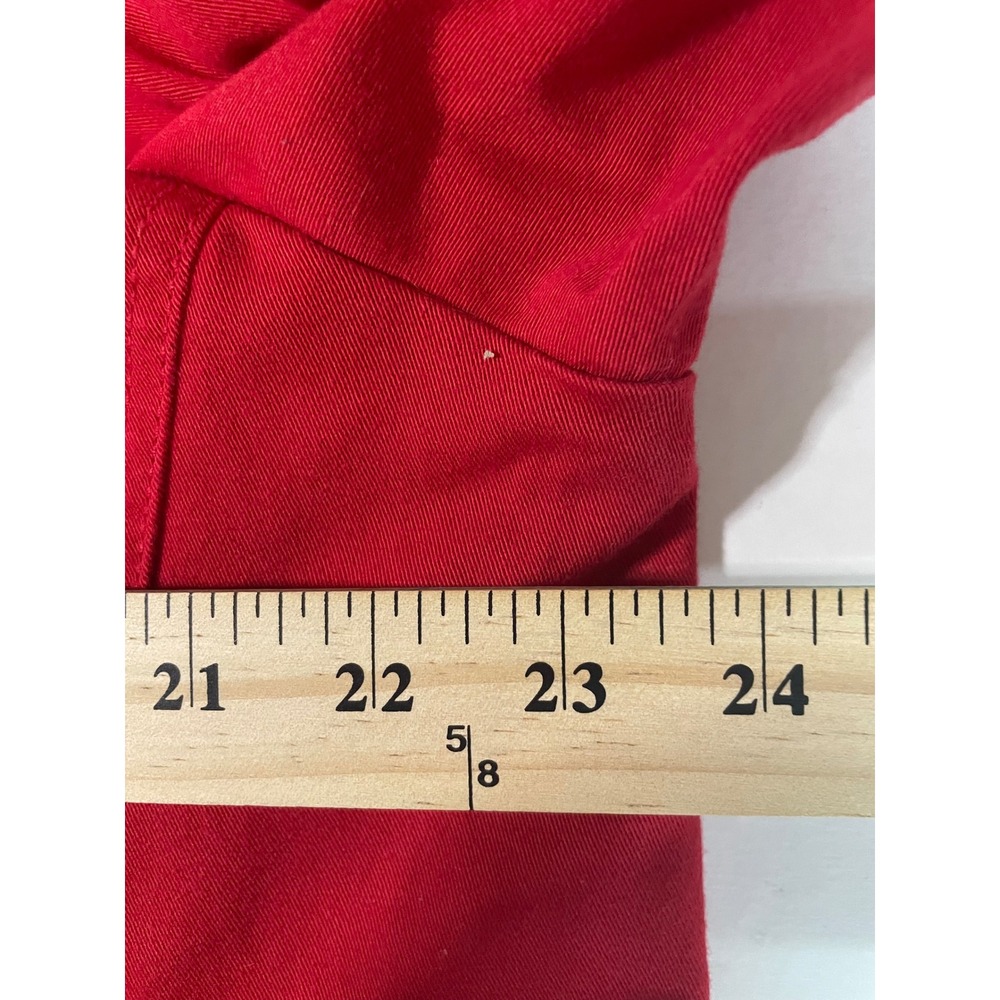 Pendleton Jacket Womens Red Excellent Button Front Cotton - Picture 11 of 12